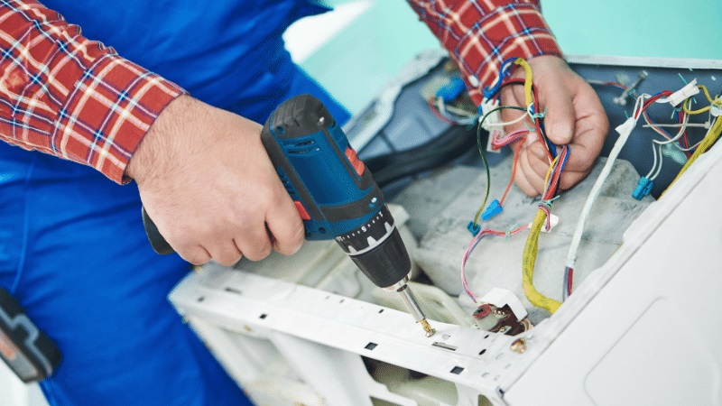 Karamürsel Protherm Protherm çamaşır makinesi kart tamiri – Su almama arızası orijinal parça ile giderildi. - Teknik servis örneği